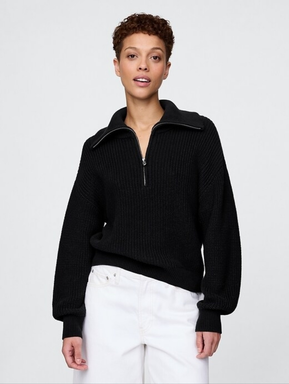 Gap 100% Cotton Half-Zip Pullover Sweater